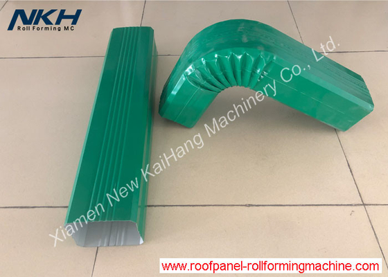 Square Round Downspout Downpipe Roll Forming Machine For Rain Gutter Downspouts