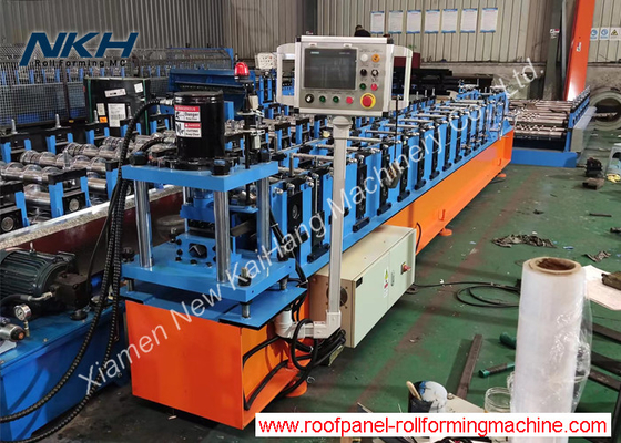 CE Metal Stud Truss Channel Roll Forming Machine For L Angle Light Green House 4mm thickness material