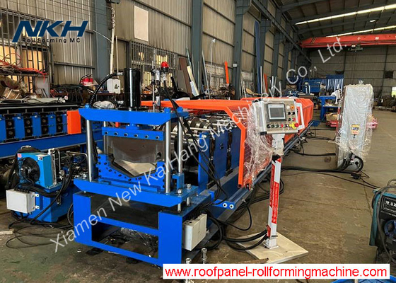 Full Automatic Ridge Cap Roll Forming Machine With Notching CE Certificated
