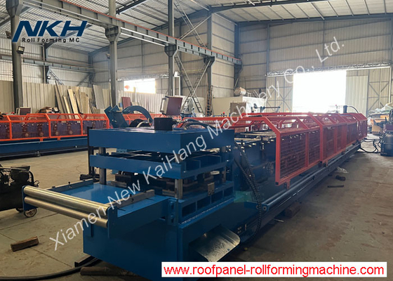 Full Automatic Ridge Cap Roll Forming Machine with Notching CE certificated