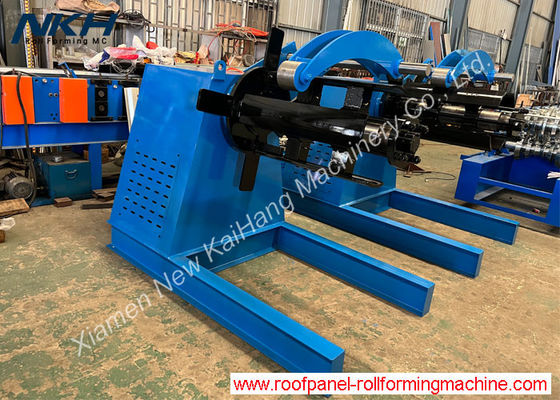 شراء قدرة تحميل 7Tons X800MM مدخلات Un-Coiler / De-coiler ، رف ، هيدروليكي ، محرك مدفوع ، في تشكيل لفة online manufacture