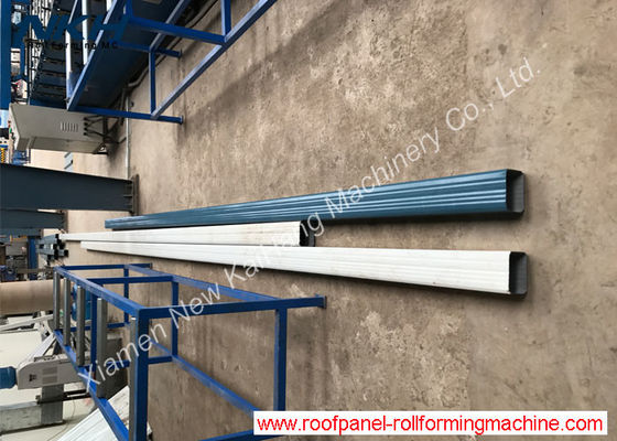 شراء Rainspout / Downpipe لفة تشكيل آلة تقليم اللمعان تسقيف لوحة ماكينة online manufacture