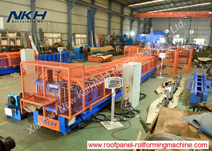Full Automatic Ridge Cap Roll Forming Machine With Notching CE Certificated