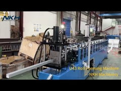 اختبار U Channel Roll Forming Machine قبل الشحن