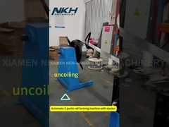 تغيير أوتوماتيكي C برلين رول تشكيل آلة مع ستاكر